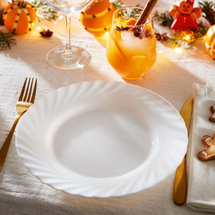 Vajilla Opal Trianon Luminarc 19 Piezas - 6 Personas