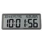 Kienzle Reloj de Pared Digital con Radio y Pantalla de Fecha, Antracita
