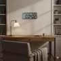 Kienzle Reloj de Pared Digital con Radio y Pantalla de Fecha, Antracita