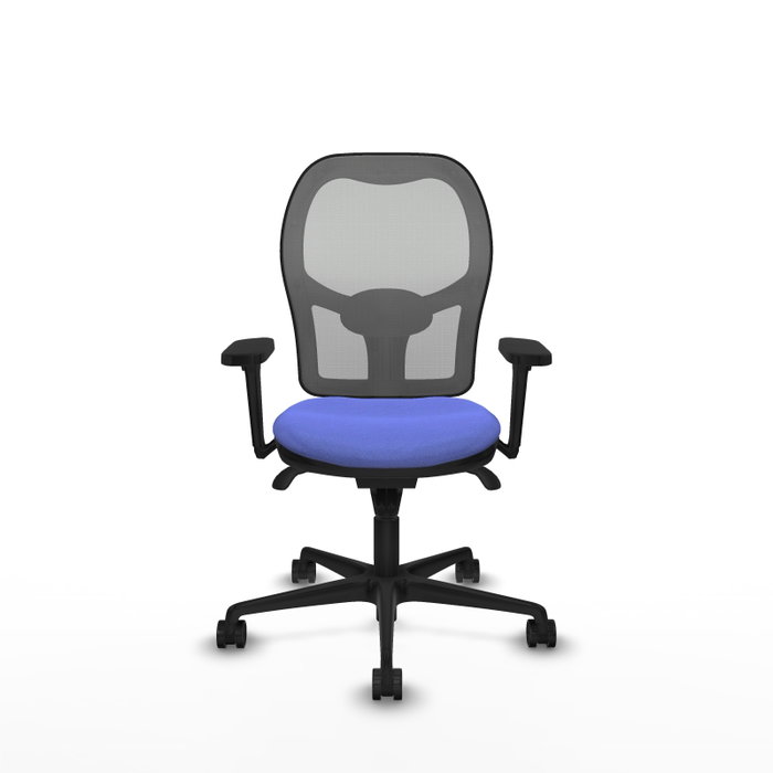 PIQUERAS Y CRESPO Silla de oficina Jorquera con mecanismo Sincro, Azul claro y Gris PIQUERAS Y CRESPO Silla de oficina Jorquera con mecanismo Sincro, Azul claro y Gris