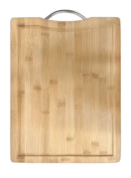 Quttin Tabla de Cortar de Bambú con Asa 39.5 x 30 x 1.5 cm (6 Unidades)