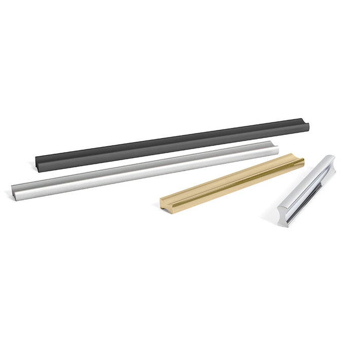 HERRAJES ALK Tirador Yokono Aluminio Acabado Plata Mate Distancia 96 Herrajes Alk