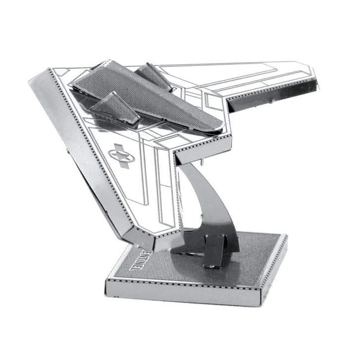 Metal Earth Maqueta 3D Metal RQ-170 Sentinel Lockheed Martin - Kit de Montaje Sin Pegamento ni Soldadura - Maqueta de Avión Ala Fija