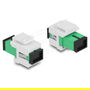 DeLOCK Keystone Modul SC Simplex Buchse a SC Simplex Buchse, Conector para Red, Verde/Blanco, Referencia: Modul SC Simplex Buchse