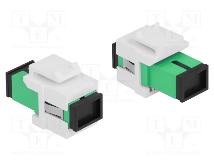 DeLOCK 87120 Módulo Keystone SC Simplex a SC Simplex Verde/Blanco