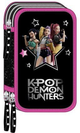 SAFTA Plumier Triple K-pop Demon Hunters Energy 37 Piezas