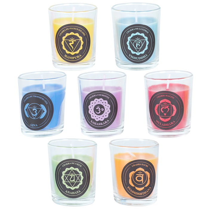 Home Deco Factory JGO. 7 Velas Perfumadas Chakra