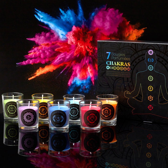 Home Deco Factory JGO. 7 Velas Perfumadas Chakra