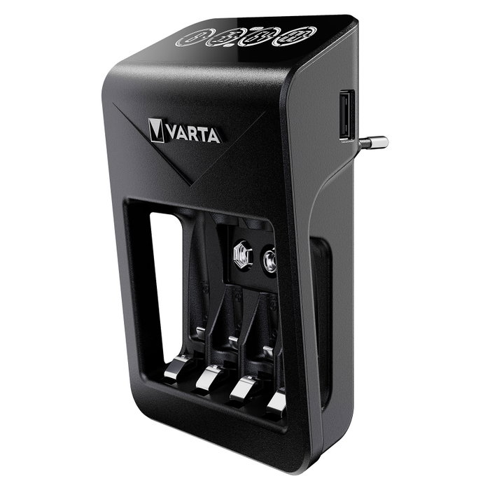 Varta LCD Plug Charger+ con 4 pilas AA 2100 mAh