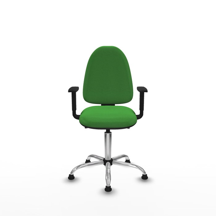 PIQUERAS Y CRESPO Silla de oficina Aýna verde con mecanismo Asincro