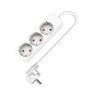 Regleta Enchufes 3 Tomas sin Interruptor TM Electron TMUAD503 Blanco 3680 W (1,5 m)