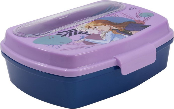 Licensing Sandwichera Divertida Frozen con Cubiertos