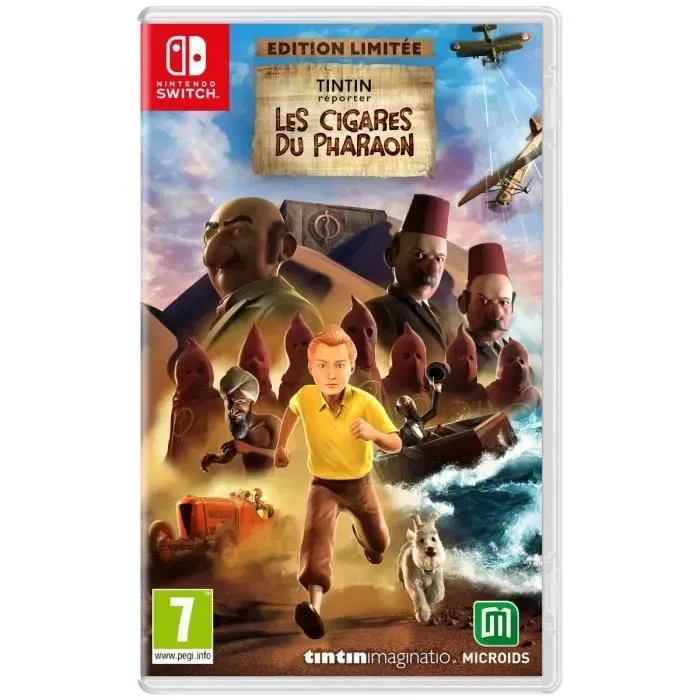 Microids Tintín Reportero: Los Cigarros del Faraón - Juego de Nintendo Switch - Edición Limitada Microids Tintín Reportero: Los Cigarros del Faraón - Juego de Nintendo Switch - Edición Limitada