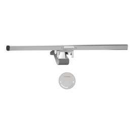 ALOGIC Illuminate Light Bar - Barra de Luz LED USB Plateada con Control Táctil y Enfoque Automático, 480 mm