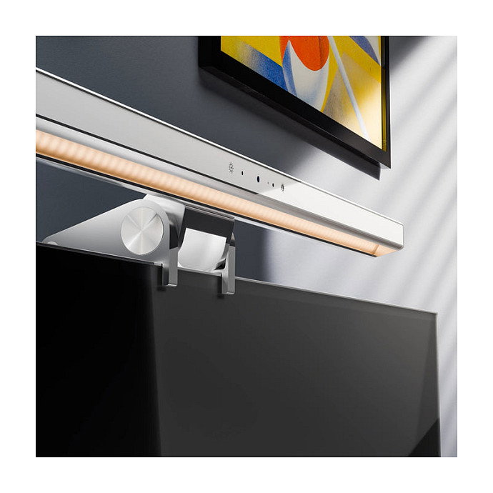 ALOGIC Illuminate Light Bar - Barra de Luz LED USB Plateada con Control Táctil y Enfoque Automático, 480 mm