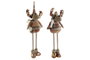 DKD Home Decor Figura Reno Marrón de Poliéster