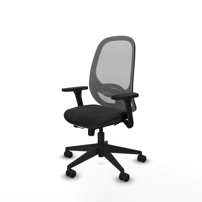 PIQUERAS Y CRESPO Silla de oficina Cilanco con mecanismo Sincro/Traslack, Negro y Gris PIQUERAS Y CRESPO Silla de oficina Cilanco con mecanismo Sincro/Traslack, Negro y Gris