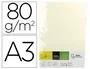 Liderpapel Papel Color DIN A3 Crema 80 g/m² 500 Hojas