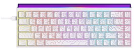 Ajazz NK68 Teclado Mecánico Red Switch Blanco