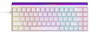 Ajazz NK68 Teclado Mecánico Red Switch Blanco