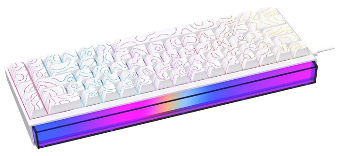 Ajazz NK68 Teclado Mecánico Red Switch Blanco Ajazz NK68 Teclado Mecánico Red Switch Blanco