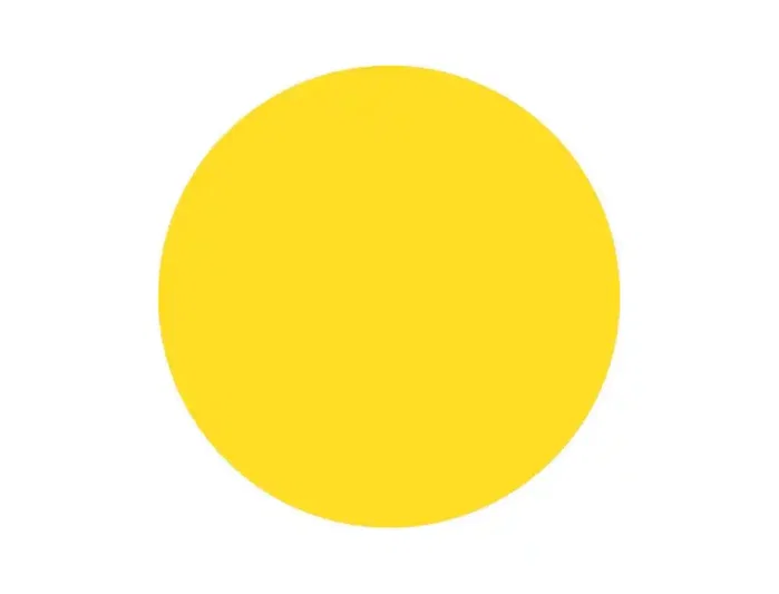 Liderpapel Gomets Círculos Autoadhesivos 20 mm Amarillo Rollo de 2000 Unidades