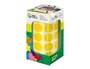 Liderpapel Gomets Círculos Autoadhesivos 20 mm Amarillo Rollo de 2000 Unidades