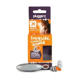 Pluggerz Travel Tapones para los oídos, 2 pzs