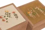 DKD Home Decor Caja de Madera Flores Surtido