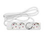 Regleta Enchufes 4 Tomas sin Interruptor TM Electron TMUAD504 Blanco 3680 W (1,5 m) (4 Unidades)