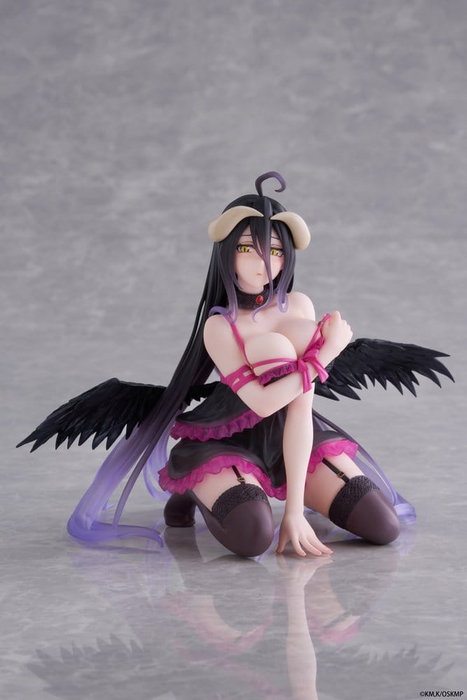 Taito Prize Overlord Figura PVC Desktop Cute Albedo (Negligee ver.)