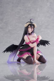 Taito Prize Overlord Figura PVC Desktop Cute Albedo (Negligee ver.)
