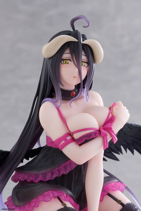 Taito Prize Overlord Figura PVC Desktop Cute Albedo (Negligee ver.)