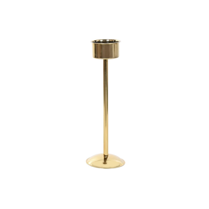 DKD Home Decor Champanera de Acero Inoxidable Brillante Dorado 26x26x80 cm