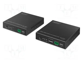Digitus DS-55348 Extensor Set HDMI de Fibra 4K/60Hz Negro