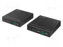 Digitus DS-55348 Extensor Set HDMI de Fibra 4K/60Hz Negro