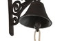 DKD Home Decor Campana de Hierro Colado Ángel Negro