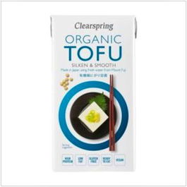 Clearspring Tofu Sedoso Japonés 300Gr Vegano Sin Gluten Rico En Proteínas