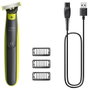 Philips OneBlade 360 QP2724/23 Afeitadora con 3 peines guía, Carbón vegetal y Cal