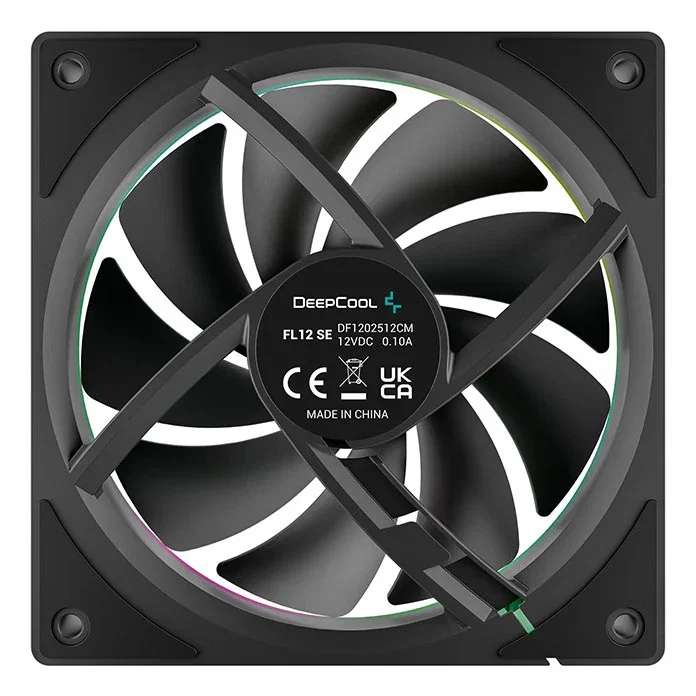 DeepCool FL12 SE 3IN1 Ventilador PC 12 cm Blanco Pack de 3 - RGB, PWM, 1900 RPM, Hidráulico, 9 Aspas