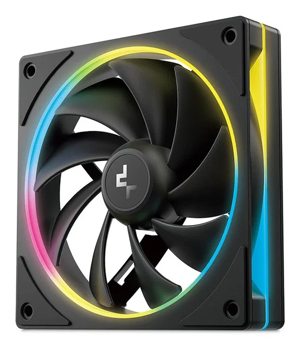 DeepCool FL12 SE 3IN1 Ventilador PC 12 cm Blanco Pack de 3 - RGB, PWM, 1900 RPM, Hidráulico, 9 Aspas