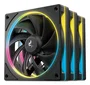 DeepCool FL12 SE 3IN1 Ventilador PC 12 cm Blanco Pack de 3 - RGB, PWM, 1900 RPM, Hidráulico, 9 Aspas