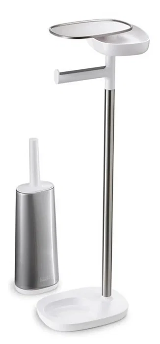 Joseph Joseph EasyStore SST Toilet Roll Hold con Cepillo de Inodoro