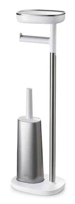 Joseph Joseph EasyStore SST Toilet Roll Hold con Cepillo de Inodoro