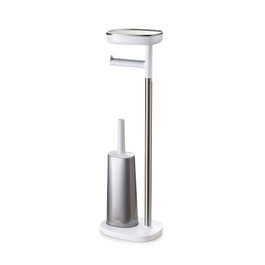 Joseph Joseph EasyStore SST Toilet Roll Hold con Cepillo de Inodoro