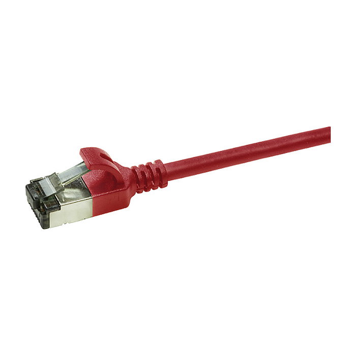 LogiLink Cable de parcheo Cat.6A SlimLine rojo 5,0m LogiLink Cable de parcheo Cat.6A SlimLine rojo 5,0m