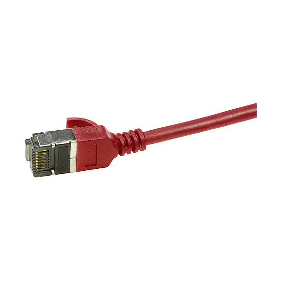 LogiLink Cable de parcheo Cat.6A SlimLine rojo 5,0m LogiLink Cable de parcheo Cat.6A SlimLine rojo 5,0m