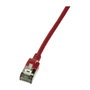 LogiLink Cable de parcheo Cat.6A SlimLine rojo 5,0m