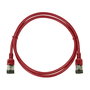 LogiLink Cable de parcheo Cat.6A SlimLine rojo 5,0m