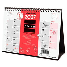FINOCAM Calendario de Sobremesa Triangular 2027 Neutro